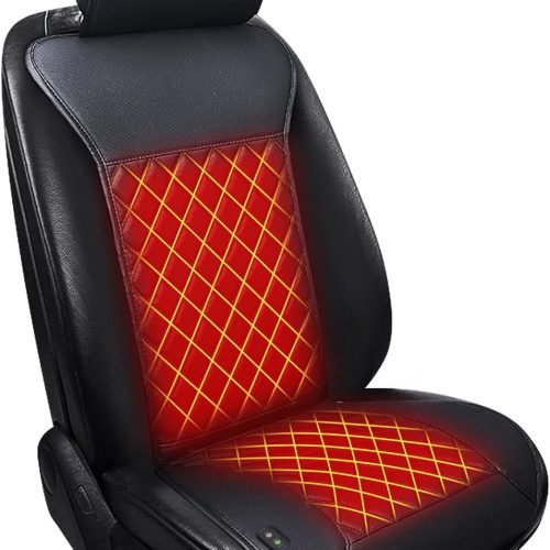 Seat Cushion, Comfortable Seat Cover with Full Back Support, Universal Seat Cushion for Front Seat in Winter