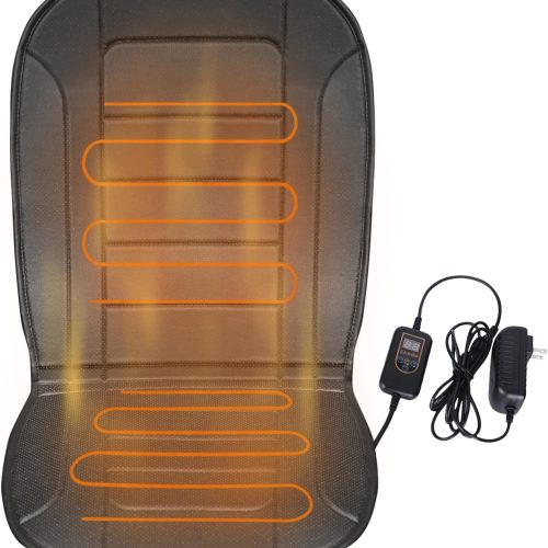 Heated Seat Cushion with Timing Controller,Heating Seat Cover for Office/Home Chair
